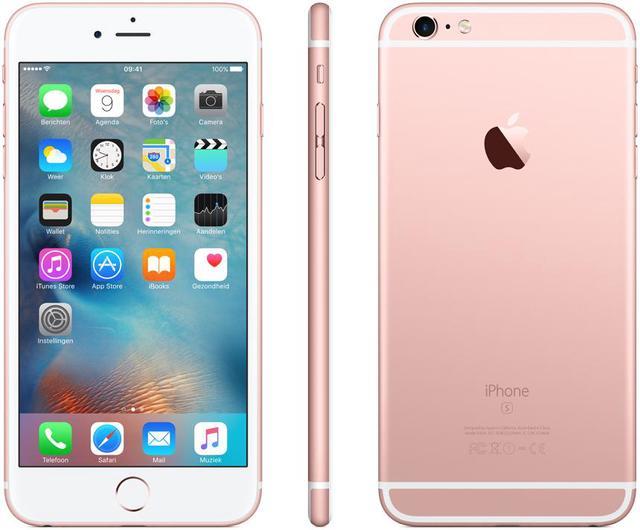 Crack pot Begrip film Refurbished: Apple Iphone 6S Plus 32GB / 2GB - GSM Unlocked Phone For AT&T,  T-Mobile - 12MP - ROSE GOLD - 2 days of Delivery - Grade A+ - Newegg.com