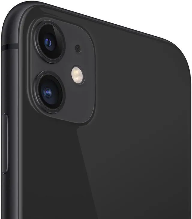 Alt view image 2 of 3 - Apple iPhone 11 A13 Bionic, 4GB, 64GB, 6.1inch, iOS, A GRADE, Black (Unlocked) Refurbished