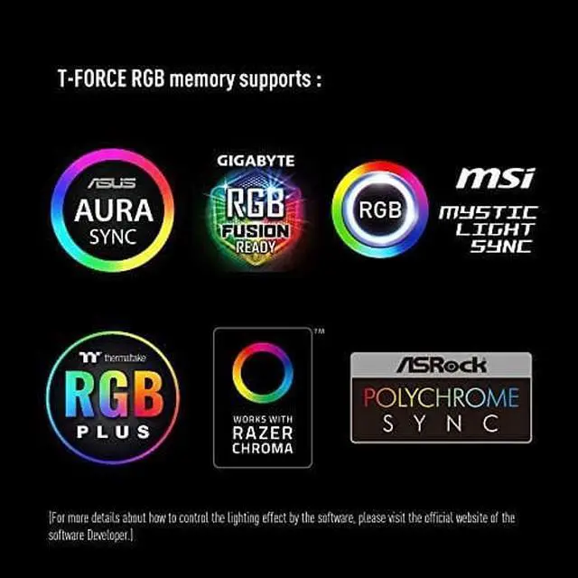 Alt view image 4 of 4 - TEAMGROUP T-Force Delta RGB TUF Gaming Alliance 32GB (2x16GB) 3200MHz (PC4-25600) CL 16 Desktop Gaming PC Memory Module Ram Upgrade 288-Pin DDR4 SDRAM TF9D432G3200HC16CDC01