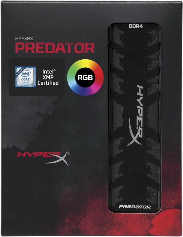 Alt view image 15 of 15 - HyperX Predator RGB 16GB (2 x 8GB) 288-Pin DDR4 SDRAM DDR4 3200 (PC4 25600) Desktop Memory Model HX432C16PB3AK2/16