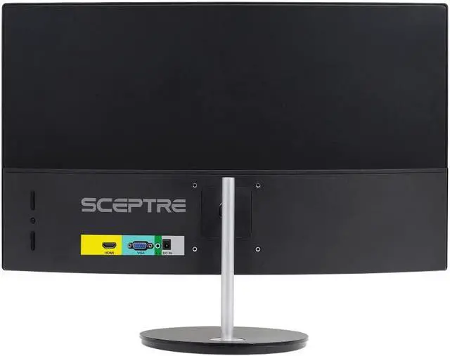 Alt view image 5 of 6 - Sceptre Curved 27" 75Hz LED Monitor HDMI VGA Build-In Speakers, EDGE-LESS Metal Black 2019 (C275W-1920RN)