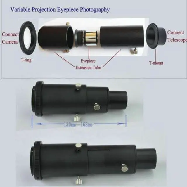 Alt view image 2 of 6 - Gosky Deluxe Telescope Camera Adapter Kit for Nikon SLR