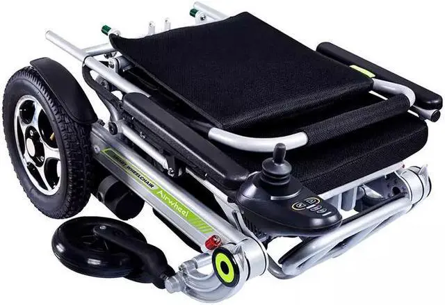 Alt view image 3 of 6 - Airwheel H3TS Lightweight Foldable Weatherproof Electric Wheelchair, All Terrain