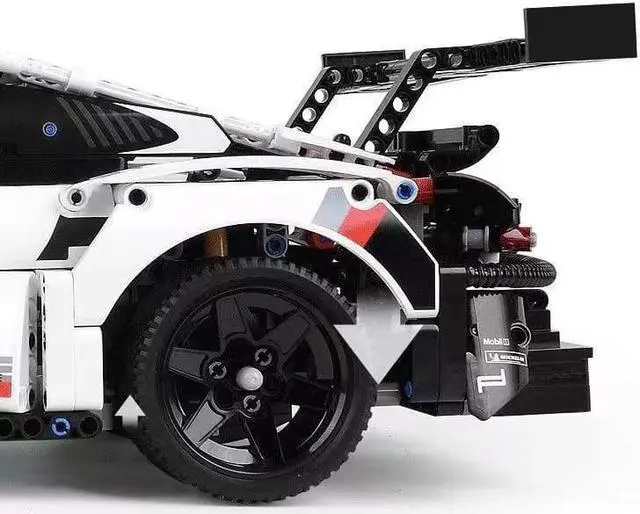 Alt view image 5 of 12 - Race Car Model Building Kit Advanced Replica Exclusive Collectible Gift for Kids
