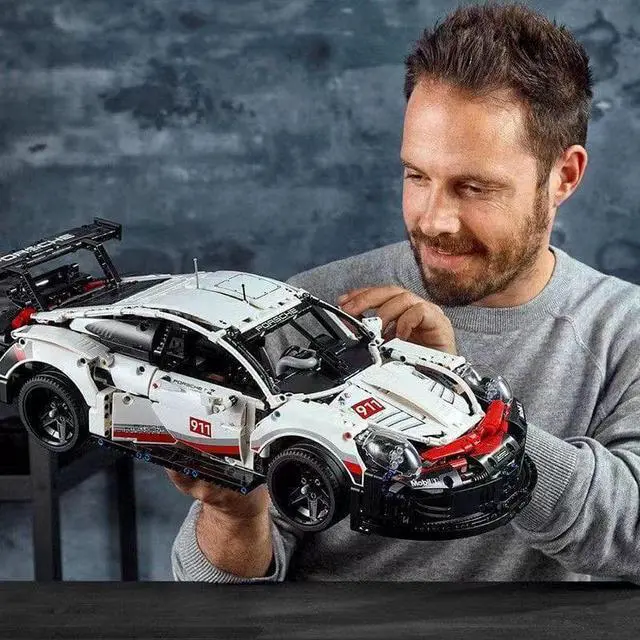 Alt view image 4 of 12 - Race Car Model Building Kit Advanced Replica Exclusive Collectible Gift for Kids