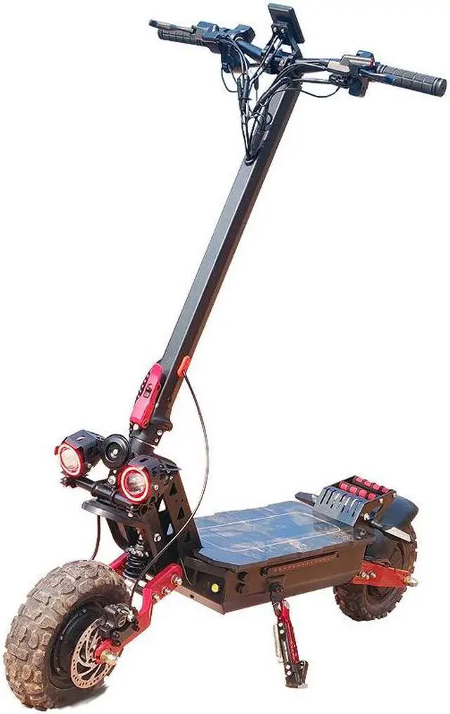Alt view image 3 of 7 - 11inch Off-Road Foldable Electric Scooter for Adult 3200W Dual Motor 59mph