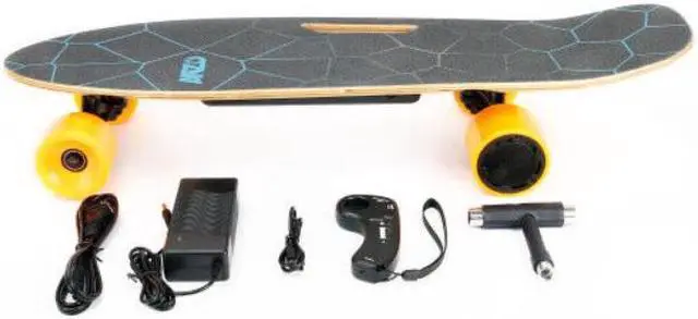Alt view image 2 of 5 - Small Electric Skateboard Longboard 350W Motor 10MPH 7 Layers Maple E-Skateboard