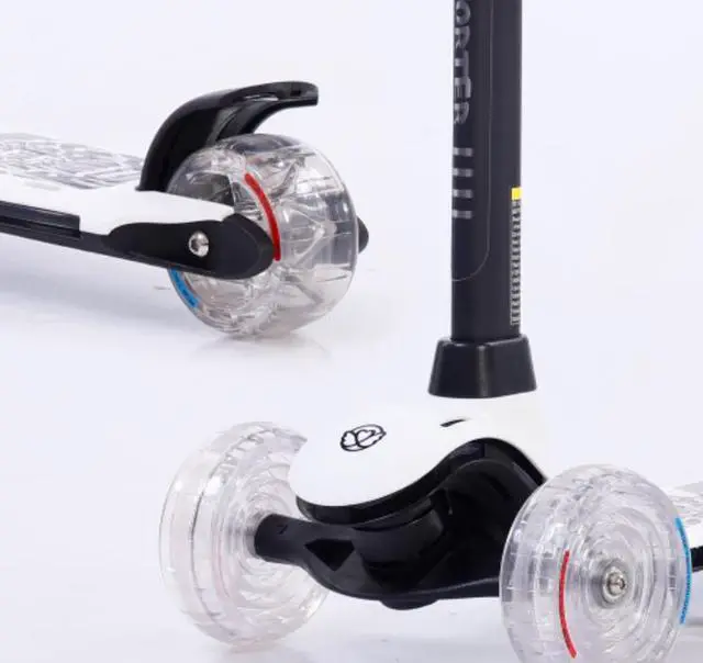Alt view image 4 of 5 - 3 Wheel Scooter for Kids 3-5 Years old  with Light Up Wheels Foldable Adjustable
