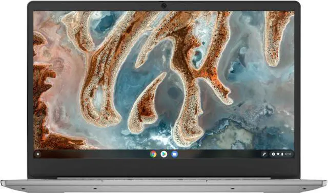 Alt view image 4 of 19 - Lenovo Chromebook 3 14" Laptop - Mediatek MT8183 - 4GB Memory - 64GB eMMC - Arctic Grey 82KN0000US