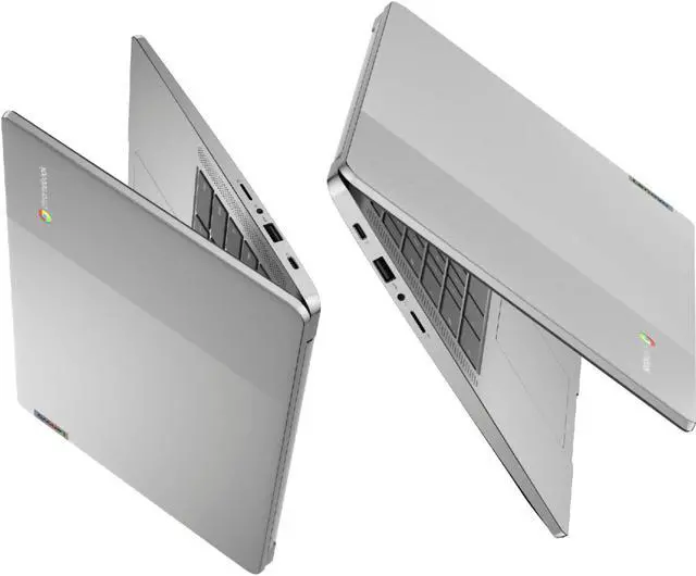 Alt view image 7 of 19 - Lenovo Chromebook 3 14" Laptop - Mediatek MT8183 - 4GB Memory - 64GB eMMC - Arctic Grey 82KN0000US