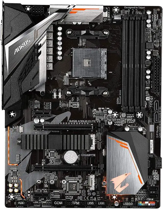Main image of Gigabyte B450 AORUS ELITE V2 Socket AM4 B450 AM4 ATX M.2 Desktop Motherboard A