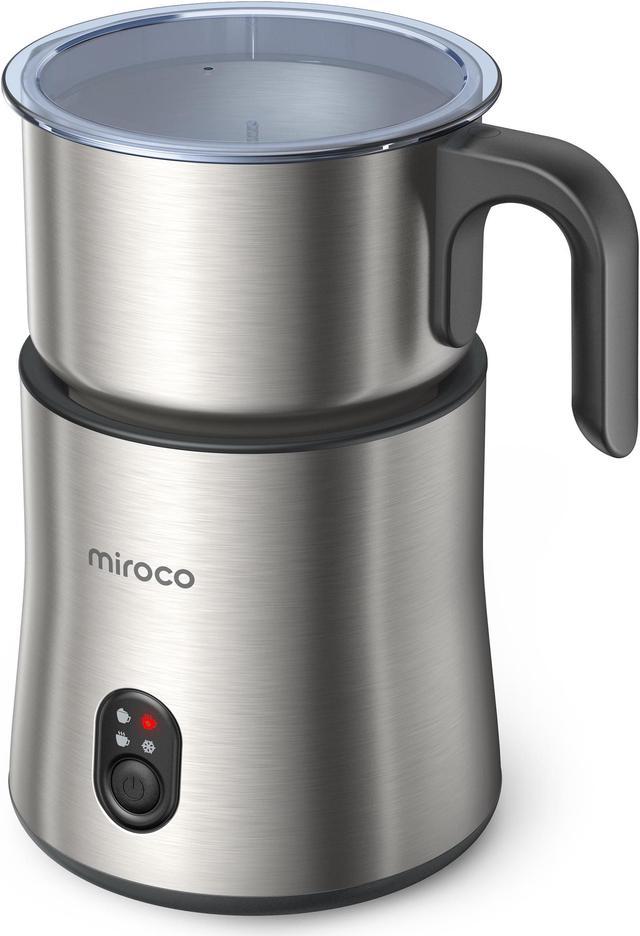 Detachable Milk Frother, 4 in 1 Miroco 16.9oz Automatic Stainless Steel Milk  Steamer
