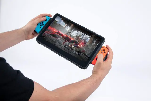 Alt view image 2 of 7 - Orion by Up-Switch fully integrated Nintendo Switch Portable HD 11.6 inch IPS Monitor, with USB Type-C and HDMI In for PS5, XBOX, Laptop, SmartPhone, Built in Speakers