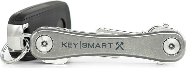 KeySmart Keyholder Rugged Titanium Clam