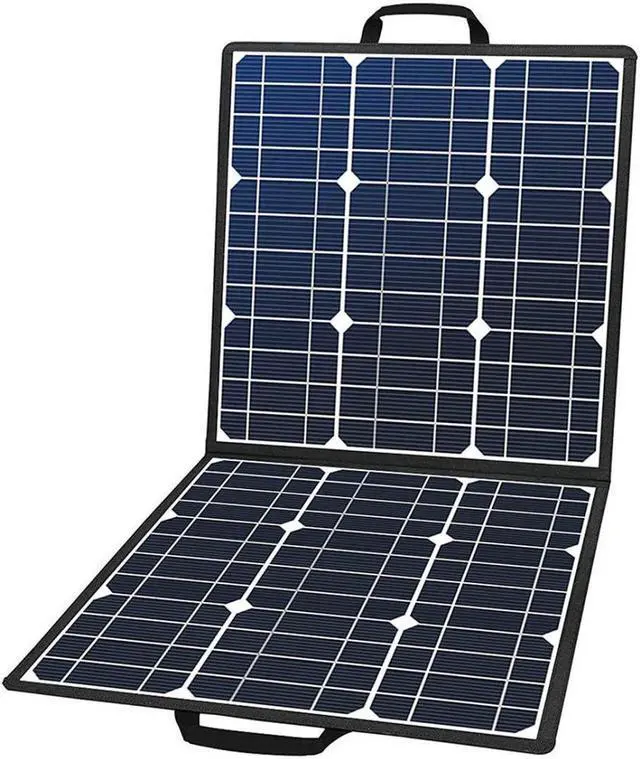 Main image of 100W 18V Portable Solar Panel Flashfish Foldable Solar Charger with 5V USB 18V DC Output Compatible with Portable Generator Smartphones Tablets and More US in Stock Fast Shipping