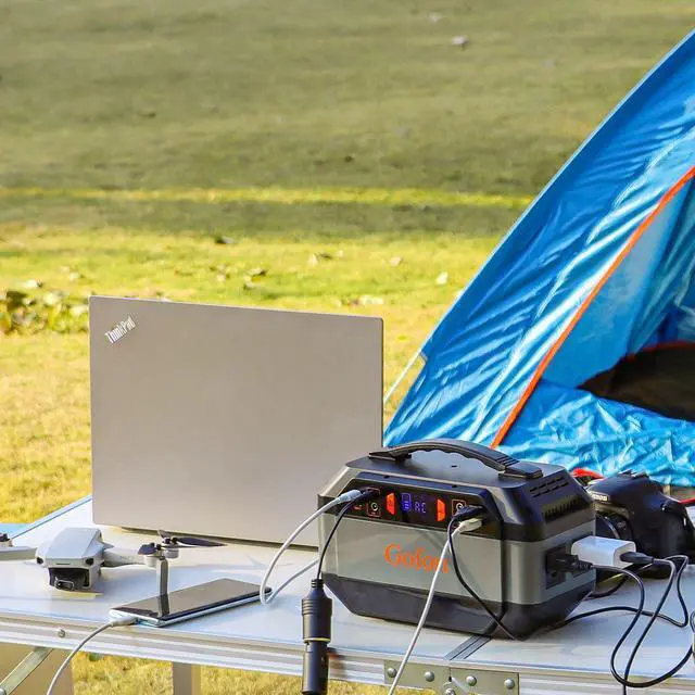 Alt view image 4 of 6 - 330W Portable Power Station Solar Generator Backup Battery With 100W 18V Solar Panel US Stock Fast Shipping