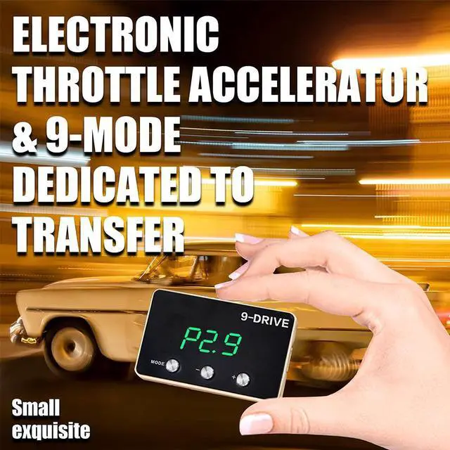 Alt view image 2 of 7 - Throttle Response Controller,9 Drive Throttle Controller,Intelligent Electronic Racing Pedal Accelerator for JEEP JK Dodge RAM 1500