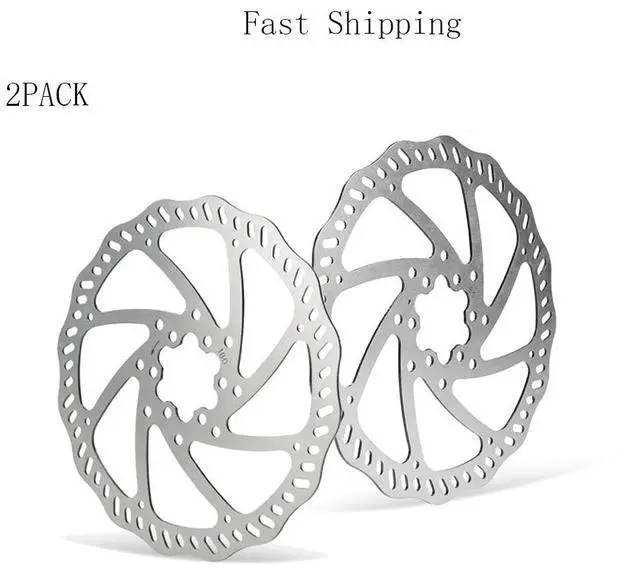 Main image of 2Pack 180mm Disc Brake Rotor with 6 Bolts for Electric Bicycle Road Bike MTB BMX Fast Shipping