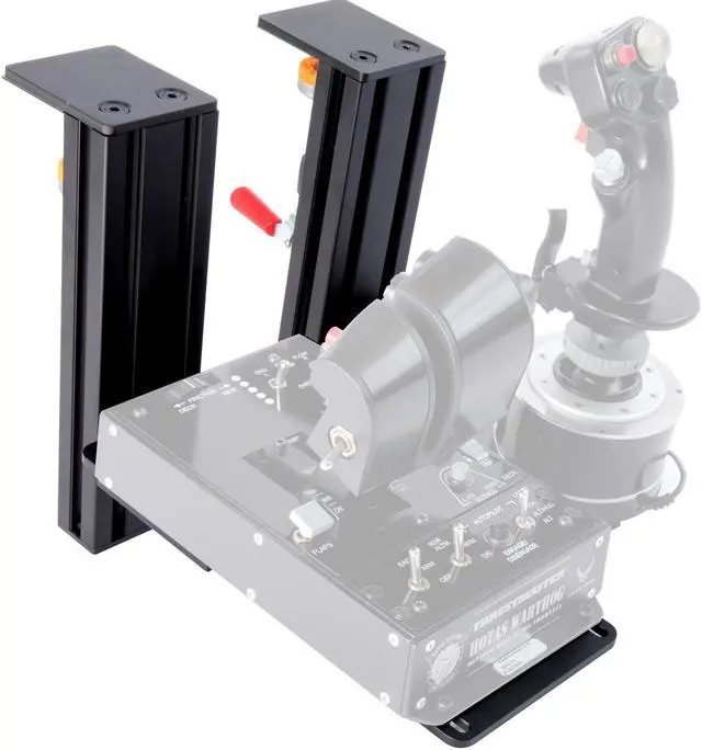 Alt view image 4 of 5 - MEZA MOUNT-Set of 2 Desk Mounts Compatible with Thrustmaster HOTAS Warthog Joystick and Throttle 
 with All Installation Bolts & Install Manual