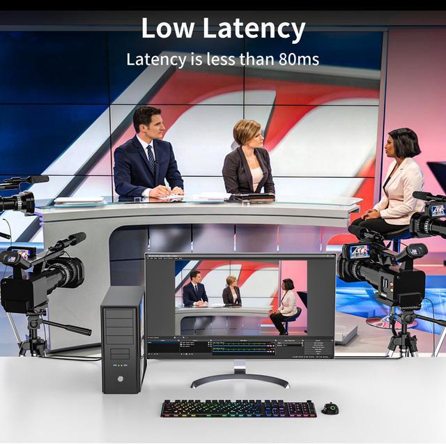 Alt view image 4 of 7 - ACASIS Internal PCIe Video Capture Card with 4 HDMI Stream and Recording in 1080p60 with Extremely Low Latency for Video Conferencing, Teaching, Transfer to OBS, Zoom, Teams with Multicam.