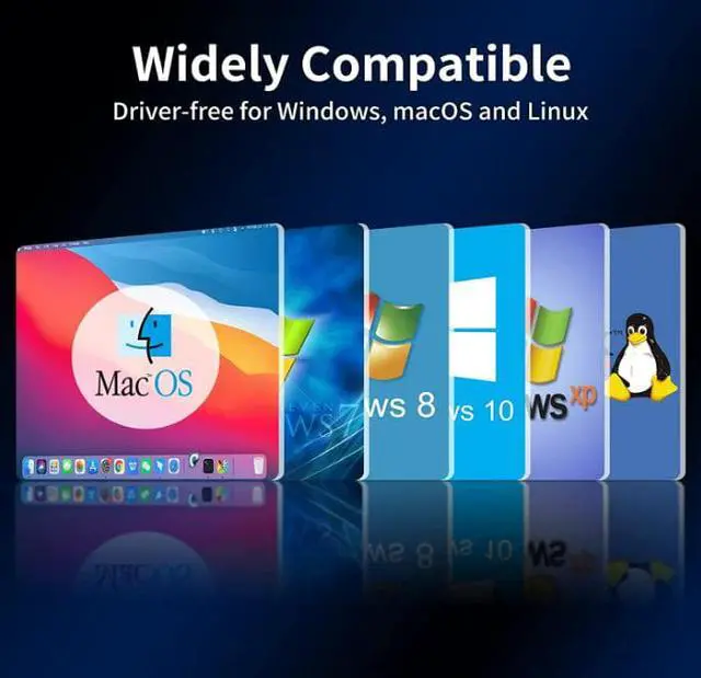 Alt view image 7 of 7 - ACASIS 10Gbps High-Speed NVMe/SATA SSD Enclosure for M.2 SSD Compatible with Thunderbolt 4/3 and Multiple OS including Windows and MAC, M04B