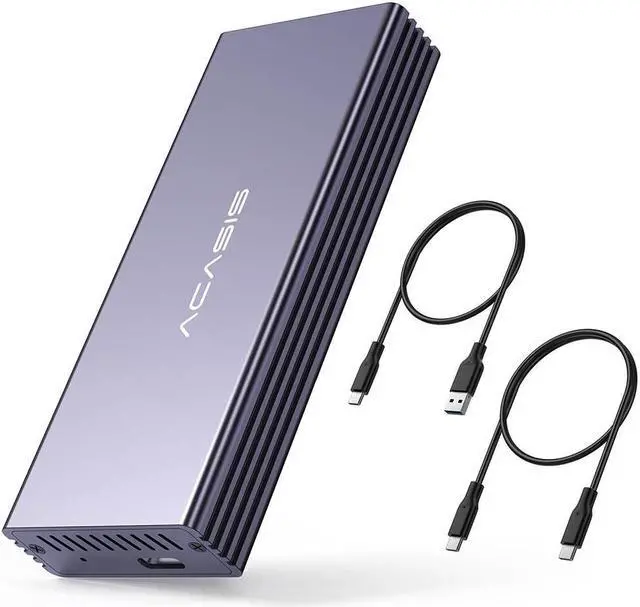 Alt view image 7 of 7 - ACASIS USB 3.2 10Gbps to Mac SSD Enclosure for Apple MacBook Air Pro, iMac from 2013 to 2017 Flash 12+16 PIN SSD Compatible with M.2 Nvme SSD with Adapter, Mac3W