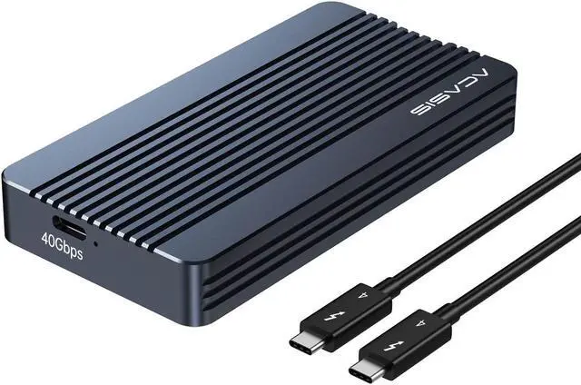 Main image of Acasis Thunderbolt 3 NVME M.2 SSD Enclosure, Lightweight Aluminum, 8TB Capacity, Plug & Play for Laptops,TBU405Air,TBU405Air