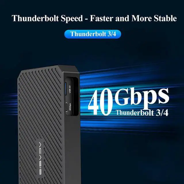 Alt view image 2 of 7 - Acasis 40Gbps Thunderbolt 3 Quad HDMI Channel Video Capture Card Plug and Play Compatible with MAC OS,Window, AC-TV004