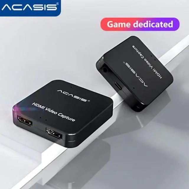 Alt view image 2 of 7 - Acasis 4K 30Hz HDMI Loopout HD Video Capture Card for Live Streaming
