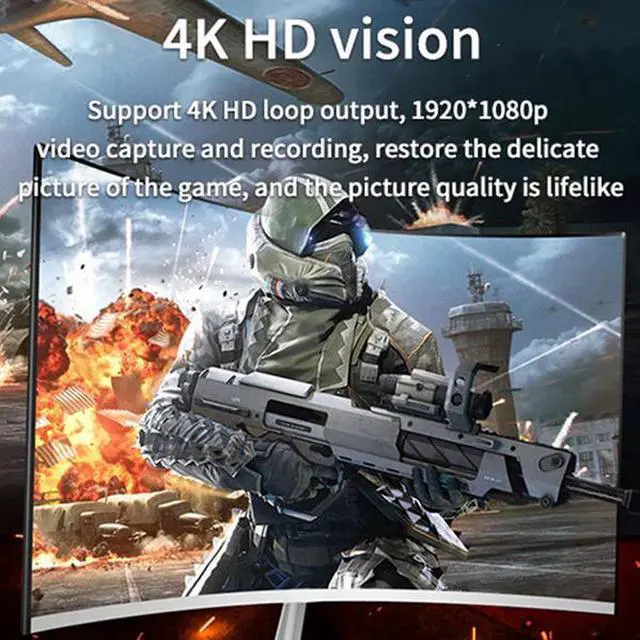 Alt view image 4 of 7 - Acasis 4K 30Hz HDMI Loopout HD Video Capture Card for Live Streaming