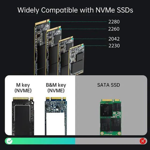 Alt view image 6 of 7 - ACASIS NVMe Cloner,  Dual-Bay Offline Clone with Cooling Fan, M.2 Duplicator Tool-less installation, 10Gbps NVME M.2 Duplicator for NVMe SSDs PCIe Size 2230/2242/2260/2280 (8TB Capacity)
