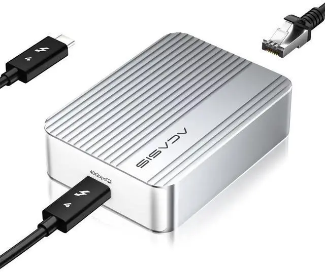 Alt view image 7 of 7 - Acasis USB4 to 10 Gigabit Ethernet Adapter Compatible with Thunderbolt 5/4/3