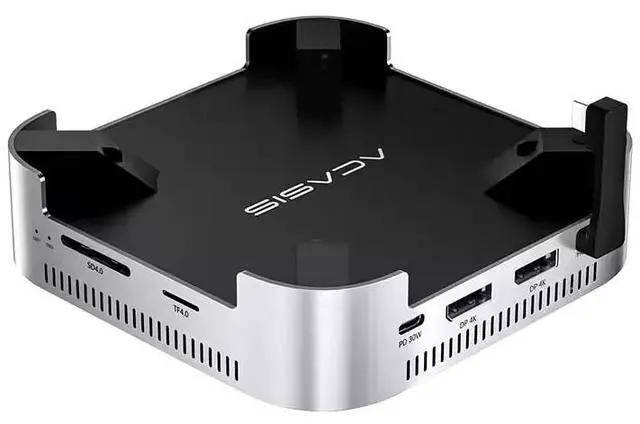 Main image of Acasis Mac Mini Docking Station USB-C 40Gbps to DP 4K/144HZ Dual-bay NVME.2 SSD Slot PD 30W for Mac Mini M4/M4 Pro
