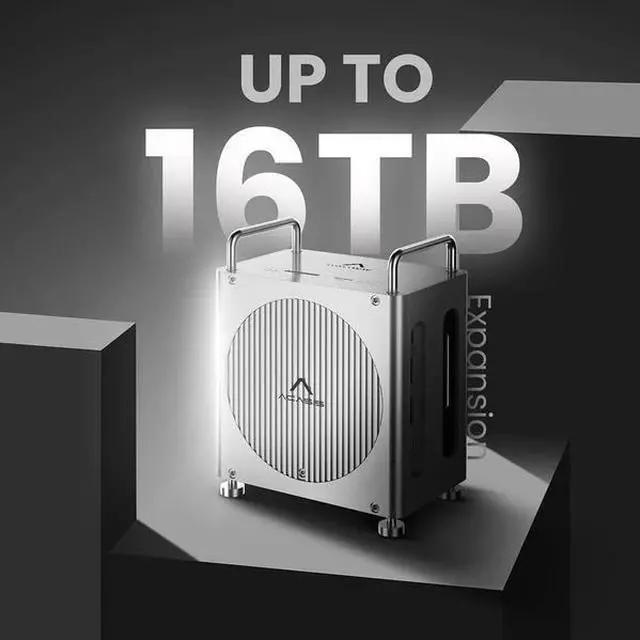 Alt view image 4 of 7 - Acasis Mac mini M4 Workstation 8-in-1 Dual SSD 40Gbps Dock