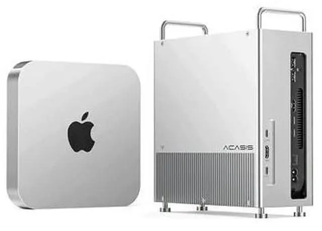 Alt view image 2 of 7 - Acasis M004Pro Mac mini M2 Dock & Stand with 8TB M.2 NVMe SSD Enclosure