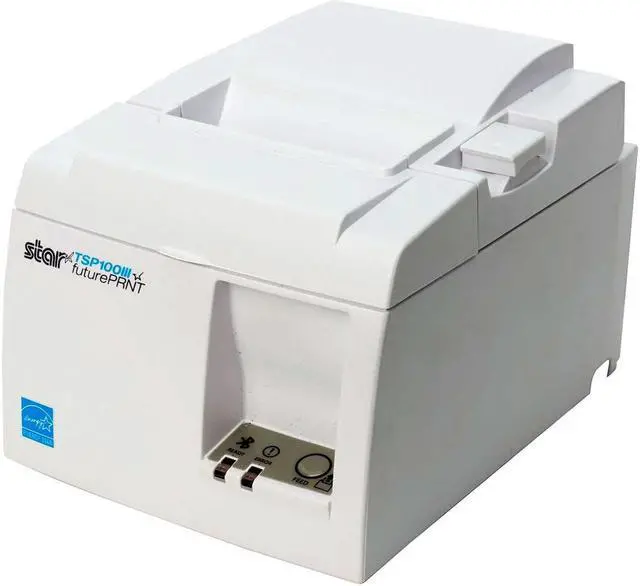 Main image of STAR MICRONICS, TSP143IIIBI2 WT US, REPLACES 39472210, TSP100III, THERMAL, CUTTER, BLUETOOTH IOS, ANDROID AND WINDOWS, WHITE, INT PSUPC 088047255195