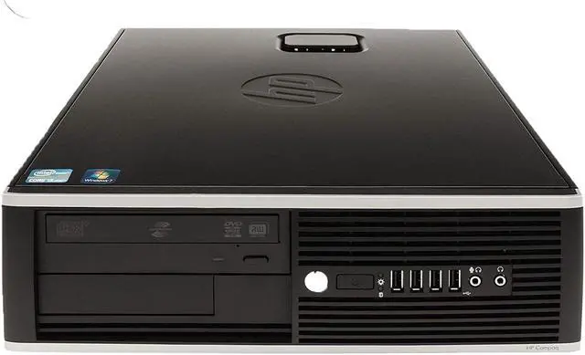 Alt view image 2 of 3 - HP Compaq Elite 8100 SFF Desktop Computer, Intel Core i7 2.80GHZ, 8GB RAM, 250GB SSD, Wifi, DVD, Windows 10 Pro