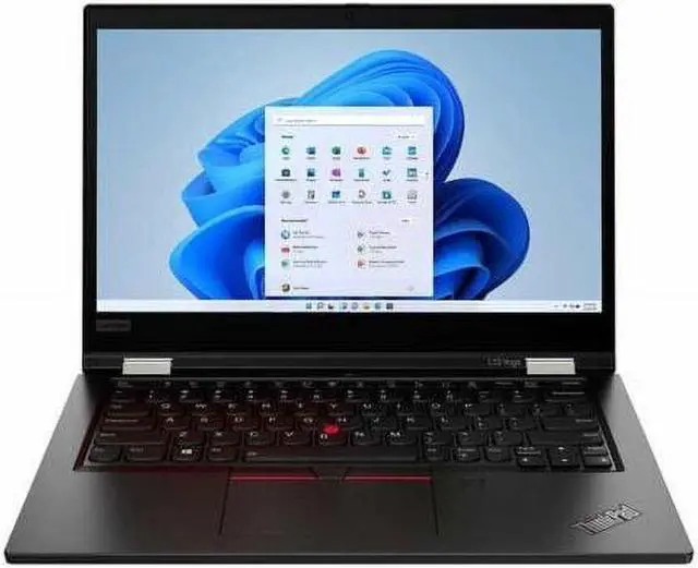 Main image of Lenovo ThinkPad L13 Yoga 20R5002JUS 13.3" Touchscreen 2 in 1 Notebook - Full HD - Intel Core i5 (10th Gen) i5-10210U 1.60 GHz - 8 GB RAM - 256 GB SSD - Glossy Black, Windows 10 Pro, Intel UHD Graphics
