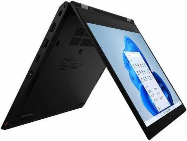 Alt view image 3 of 3 - Lenovo ThinkPad L13 Yoga 20R5002JUS 13.3" Touchscreen 2 in 1 Notebook - Full HD - Intel Core i5 (10th Gen) i5-10210U 1.60 GHz - 8 GB RAM - 256 GB SSD - Glossy Black, Windows 10 Pro, Intel UHD Graphics