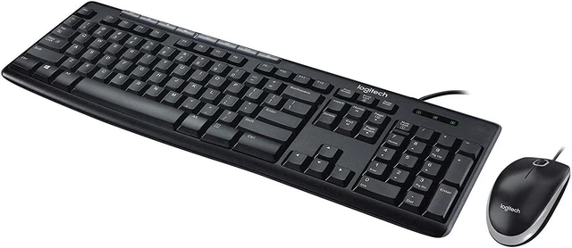 Alt view image 5 of 7 - MK200 Full Size Wired Keyboard and Mouse Combo with Media Keys