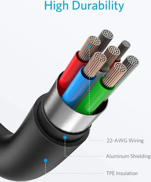 Alt view image 6 of 7 - USB C to Lightning Cable [3ft MFi Certified] Powerline II for iPhone 13 13 Pro 12 Pro Max 12 11 X XS XR 8 Plus