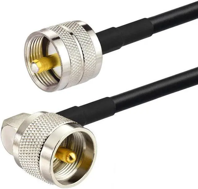 Alt view image 2 of 5 - Superbat PL-259 Jumper Cable UHF (Pl259) Male to Male Low Loss Digital RG58 Coax Cable (12 Inch RG58) for HAM & CB Radio,Antenna Analyzer,Dummy Load,SWR Meter 2-Pack