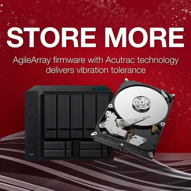 Alt view image 4 of 7 - Seagate IronWolf 8TB NAS Internal Hard Drive HDD – CMR 3.5 Inch SATA 6Gb/s 7200 RPM 256MB Cache for RAID Network Attached Storage – Frustration Free Packaging (ST8000VN004) (ST8000VNZ04/N004)