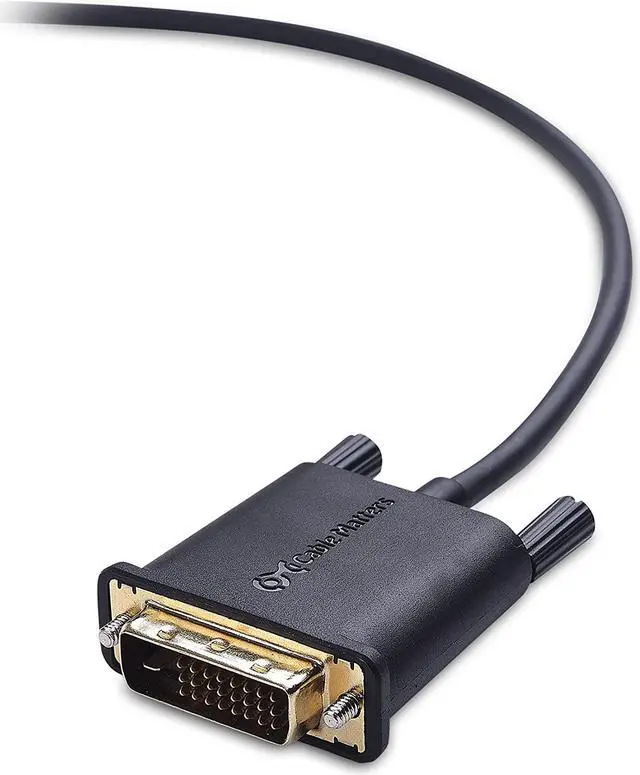 Alt view image 4 of 6 - Cable Matters USB C to DVI Cable (USB-C to DVI Cable) 6 ft - Thunderbolt 4 / USB4 / Thunderbolt 3 Port Compatible with MacBook Pro, Dell XPS 13, 15, HP Spectre x360, Surface Pro