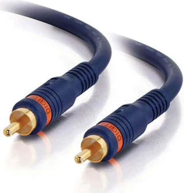 Alt view image 6 of 9 - C2G 29115 Velocity S/PDIF Digital Audio Coax Cable, Blue (6 Feet, 1.82 Meters)