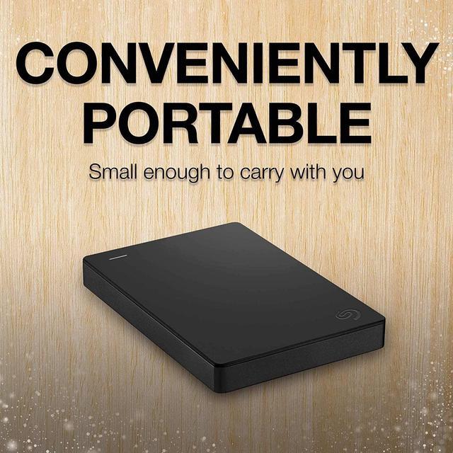 Alt view image 2 of 20 - Seagate Portable 1TB External Hard Drive HDD - USB 3.0 for PC Laptop and Mac (STGX1000400)