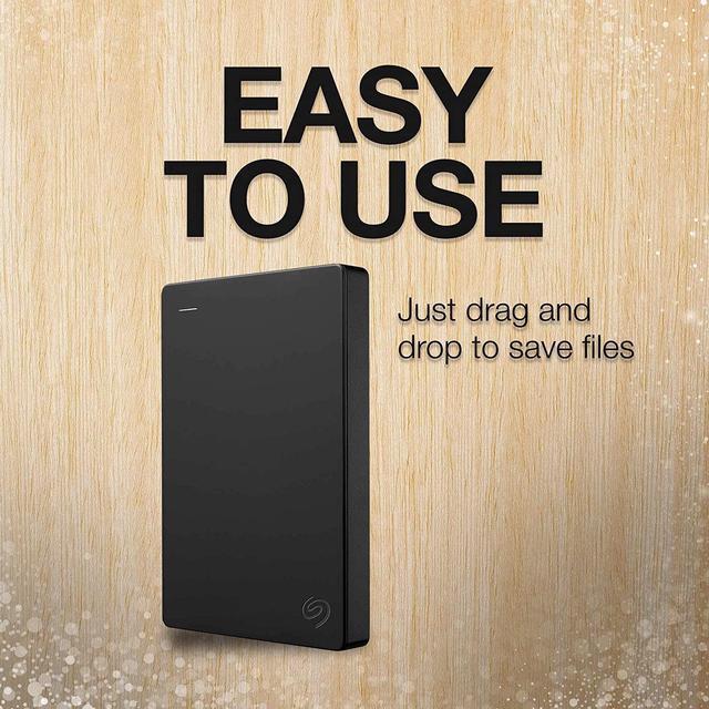 Alt view image 5 of 20 - Seagate Portable 1TB External Hard Drive HDD - USB 3.0 for PC Laptop and Mac (STGX1000400)