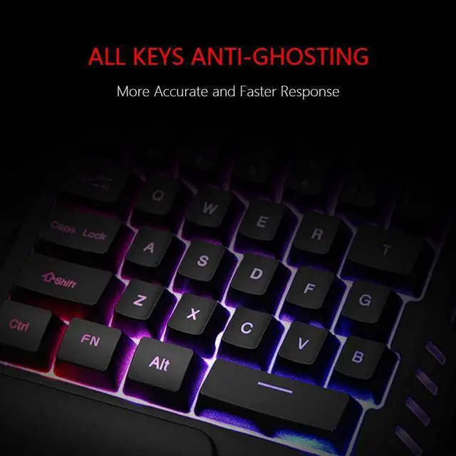 Alt view image 5 of 7 - RedThunder One Handed Gaming Keyboard RGB Backlit 35 Keys Portable Mini Gaming Keypad Ergonomic Game Controller for PC Gamer