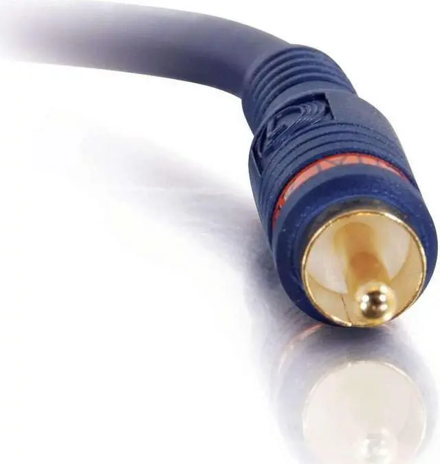 Alt view image 8 of 9 - C2G 29115 Velocity S/PDIF Digital Audio Coax Cable, Blue (6 Feet, 1.82 Meters)