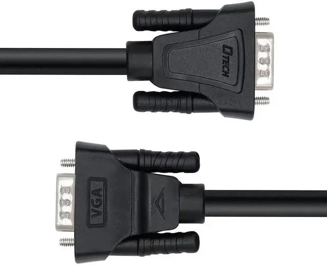 Alt view image 5 of 7 - DTECH 100 Feet VGA Cable Male to Male for Computer Monitor 1080p High Resolution (30 Meter Black)